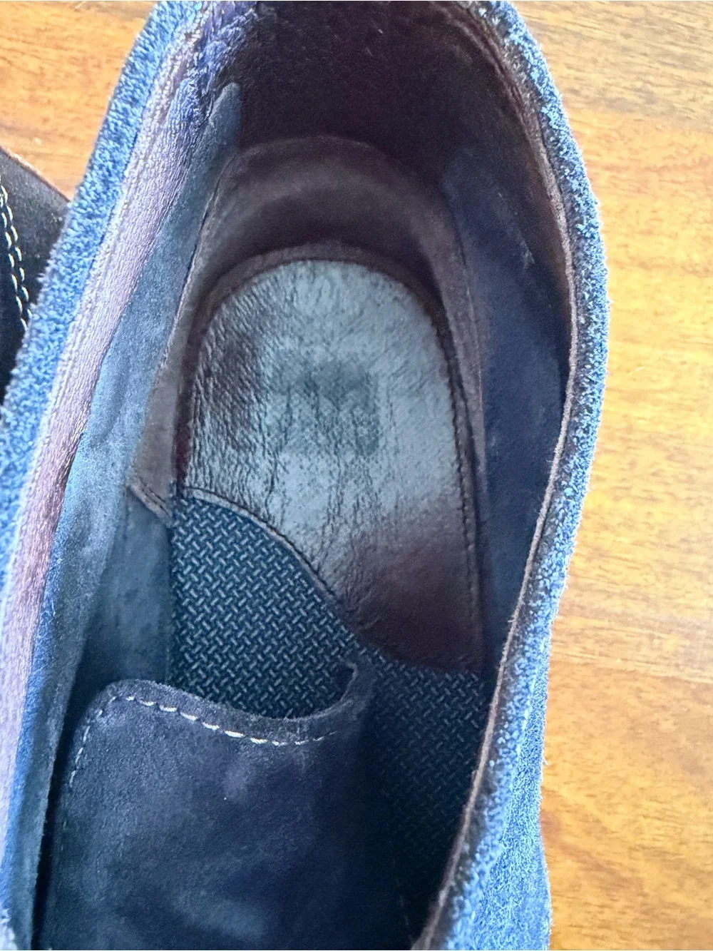 Men's J&M Suede Chukka Boots - Navy Blue 11.5M